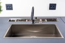Ver mais imagens de Cuba Gourmet Pia Aço Inox 304 Cozinha Profissional 40x40cm Cozix