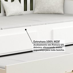 Bicama Infantil 100% MDF Vicky Espresso Móveis  - 4