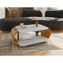 Ver imagem 2 de Mesa de Centro Floripa Redonda MDP Madeira 92cm Off White Ravilar
