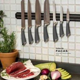Faca para Pão em Aço Inox 33cm Cool Grey Oxford - 4