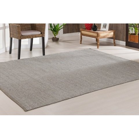 Tapete Lã Mexico 200x250 Unico Cinza
