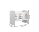 Ver imagem 3 de Berço Multifuncional 3x1- Berço/cama/sofa + Mosquiteiro 100% Mdf- Carinho - Tigus Baby