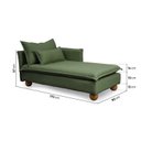 Ver imagem 6 de Sofá Modular 2 Lugares com Chaise e Pé Bolinha Sôma CabeCasa MadeiraOriginals
