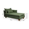 Sofá Modular 2 Lugares com Chaise e Pé Bolinha Sôma CabeCasa MadeiraOriginals - 6