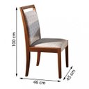 Ver imagem 4 de Kit 2 Cadeiras Estofadas Lira Matos e Lopes