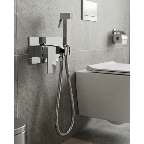 Ducha Higiênica Monocomando para Banheiro Square Konnen Metais