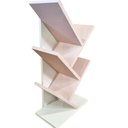 Ver imagem 3 de Livreiro Branco 60cm Partição Rosa Mdf Prateleira Estante Nicho Livros Revista Infantil