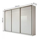 Ver imagem 3 de Kit Quarto Casal 2 Peças com Guarda-Roupa Spazio e Cômoda Urban Branco