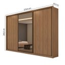 Ver imagem 5 de Quarto de Casal com Guarda-Roupa e Cômoda Móveis Lopas