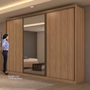 Ver imagem 7 de Quarto de Casal com Guarda-Roupa e Cômoda Móveis Lopas