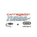 Ver imagem 2 de Torre Totem 2 Tomadas 1 Usb + 1 Usb-c Turbo Charger Qtmov Branco