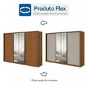 Ver imagem 6 de Quarto de Casal Completo com Guarda-Roupa, Cama, Cômoda e 2 Mesa de Cabeceiras Spazio Móveis Lopas