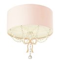 Ver imagem 1 de Luminária Plafon Infantil Laço Cúpula Rosa 30x15 2e27