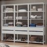 Guarda-roupa Closet Modulado 6 Gavetas 210 Cm Valencia Madesa - 1