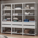 Ver imagem 1 de Guarda-Roupa Closet Modulado 6 Gavetas 210 cm Valencia Madesa