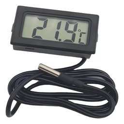 Termometro Digital Lcd Sensor Temperatura Sonda Culinario Geladeira Freezer Ambiente Aquario - 2 Termometro Digital Lcd Sensor Temperatura Sonda Culinario Geladeira Freezer Ambiente Aquario - 2