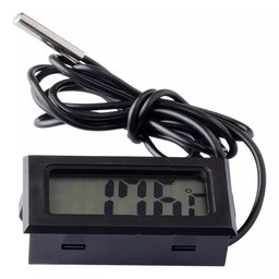 Termometro Digital Lcd Sensor Temperatura Sonda Culinario Geladeira Freezer Ambiente Aquario - 6 Termometro Digital Lcd Sensor Temperatura Sonda Culinario Geladeira Freezer Ambiente Aquario - 6