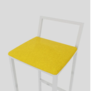 Ver imagem 3 de Bancada Cozinha Balcão Gourmet Branco 2 Banquetas Estofado Br