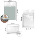 Ver imagem 3 de Jogo de Cama King Size 300 Fios Nova América - Luciano (7852)