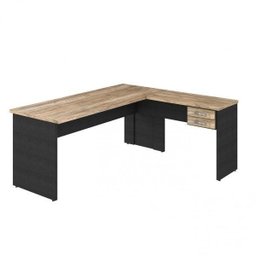Mesa de Escritório em L 1,80x1,60M com 2 Gavetas Work30  - 2