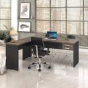 Ver imagem 1 de Escrivaninha Mesa Escritório em L 1,80x1,60M com 2 Gavetas Work30