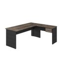 Ver imagem 2 de Escrivaninha Mesa Escritório em L 1,80x1,60M com 2 Gavetas Work30