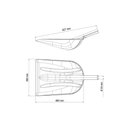 Ver imagem 3 de Pá Plástica Tramontina sem Cabo Tramontina