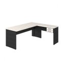 Ver imagem 2 de Escrivaninha Mesa Escritório em L 1,80x1,60M com 2 Gavetas Work30