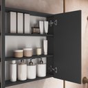 Ver imagem 7 de Armario Espelheira para Banheiro 100cm com 3 Portas Lavinia