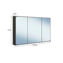 Ver imagem 4 de Armario Espelheira para Banheiro 100cm com 3 Portas Lavinia