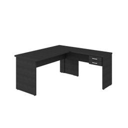 Escrivaninha Mesa Escritório em L 1,60x1,60M com 2 Gavetas Work30 - 2