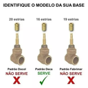 Ver imagem 5 de Acabamento para Registro Base Deca Redondo Banheiro Cozinha Cromado 3/4 1/2 Abs Gaveta Pressão