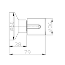 Ver imagem 4 de Acabamento para Registro Base Deca Redondo Banheiro Cozinha Cromado 3/4 1/2 Abs Gaveta Pressão