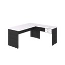 Ver imagem 2 de Escrivaninha Mesa Escritório em L 1,60x1,60M com 2 Gavetas Work30