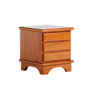Ver imagem 1 de Mesa de Cabeceira Helena 3 Gavetas Madeira Maciça