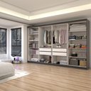 Ver imagem 2 de Guarda-roupa Casal Odisseia 8 Portas 4 Gavetas com Espelho Onix - Panorama Móveis
