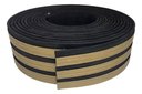 Ver imagem 1 de Eva Rodape Ripado Laminado Acabamento Madeirado Preto - 10m