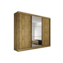 Ver imagem 1 de Guarda Roupa Casal 3 Portas e 6 Gavetas Diamond/toulon Plus Freijo Cumaru - Novo Horizonte