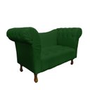 Ver imagem 2 de Recamier Divã Rio 1,50m Suede Verde - Dominic Decor