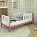 Ver imagem 1 de Cama Juvenil Encanto C/ Grade de Segurança:rosa