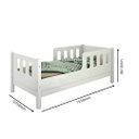Ver imagem 3 de Cama Juvenil Encanto C/ Grade de Segurança:rosa