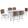 Conjunto Mesa 6 Cadeiras Unimovel Móveis - 1