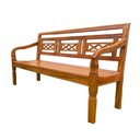 Ver imagem 1 de Banco Namoradeira 3 Lugares Madeira de Demolição Modelo X Sudeste Rústico