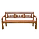 Ver imagem 2 de Banco Namoradeira 3 Lugares Madeira de Demolição Modelo X Sudeste Rústico