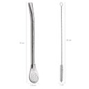Ver imagem 5 de Bomba Bojo Pêra Para Mate 19cm Aço Inox Desenho Com Rosca