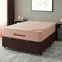 Ver imagem 1 de Conjunto Cama Box Bau Blindado Casal + Colchão Molas Ensacadas Airtech Ortobom