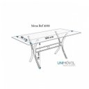 Ver imagem 4 de Conjunto Mesa 8 Cadeiras Cromado Moveis Preto
