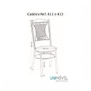 Ver imagem 3 de Conjunto Mesa 8 Cadeiras Cromado Moveis