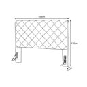 Ver imagem 6 de Cabeceira Cama Box King 1,93m Estofada Capri Linho Cinza