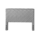 Ver imagem 3 de Cabeceira Cama Box King 1,93m Estofada Capri Linho Cinza